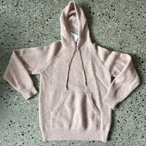 Acne Studios Hooded Sweater in Faded Pink